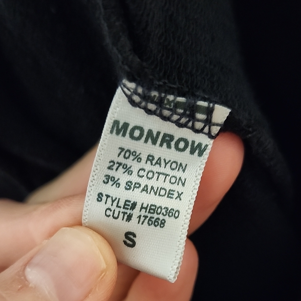 Monrow Black Track Pants - Picture 7 of 8
